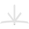 Ekena Millwork Alberta Architectural Grade PVC Gable Bracket, 72"W x 48"H x 2"D x 4"F, 16/12 Pitch GBP072X48X0204ALB00 - alternate 5